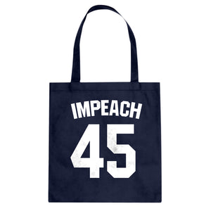Impeach 45 Cotton Canvas Tote Bag