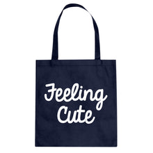 Feeling Cute Cotton Canvas Tote Bag