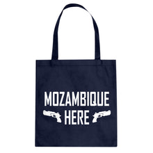Mozambique Here Cotton Canvas Tote Bag