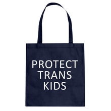 Protect Trans Kids Cotton Canvas Tote Bag