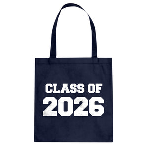 Class of 2026 Cotton Canvas Tote Bag