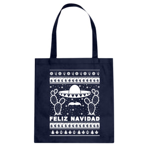 Tote Feliz Navidad Canvas Tote Bag