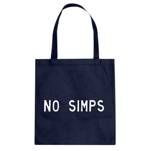 No Simps Cotton Canvas Tote Bag