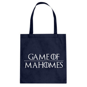 Game of Mahomes Cotton Canvas Tote Bag