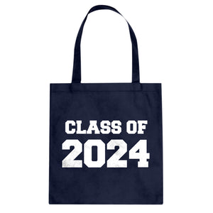 Class of 2024 Cotton Canvas Tote Bag