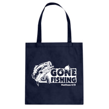 Tote Gone Fishin Canvas Tote Bag