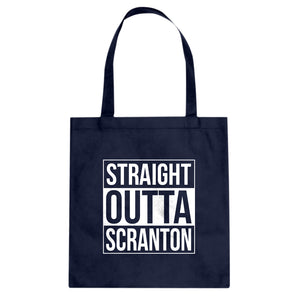 Straight Outta Scranton Cotton Canvas Tote Bag