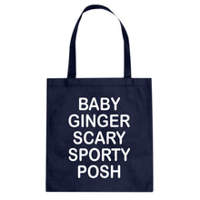 Tote Spice Names Canvas Tote Bag
