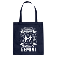 Tote Gemini Astrology Zodiac Sign Canvas Tote Bag