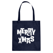 Merry Xmas Cotton Canvas Tote Bag