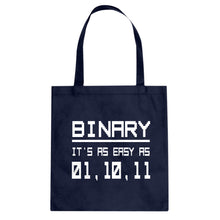 Tote Binary Canvas Tote Bag