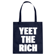 YEET THE RICH Cotton Canvas Tote Bag