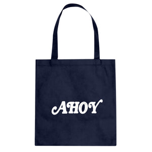 Ahoy Cotton Canvas Tote Bag
