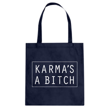 Tote Karma's a Bitch Canvas Tote Bag