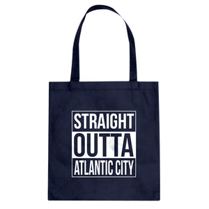 Straight Outta Atlantic City Cotton Canvas Tote Bag