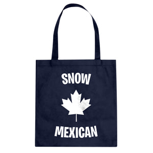 Snow Mexican Cotton Canvas Tote Bag