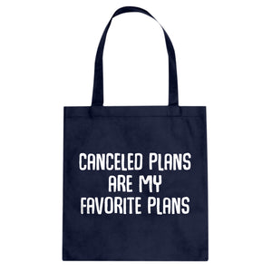 Tote Canceled Plans Canvas Tote Bag