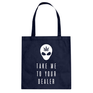 Take Me to Your Dealer Cotton Canvas Tote Bag