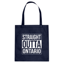 Straight Outta Ontario Cotton Canvas Tote Bag