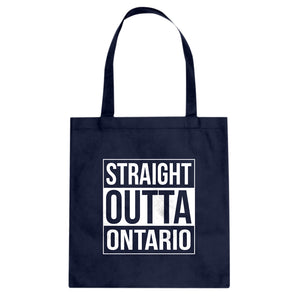 Straight Outta Ontario Cotton Canvas Tote Bag