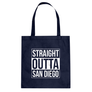 Straight Outta San Diego Cotton Canvas Tote Bag