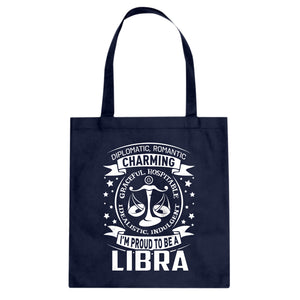 Tote Libra Astrology Zodiac Sign Canvas Tote Bag