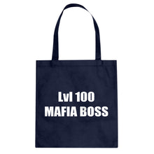 Lvl 100 Mafia Boss Cotton Canvas Tote Bag
