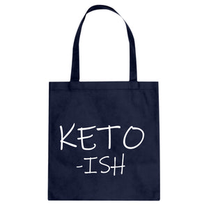 KETO -ish Cotton Canvas Tote Bag