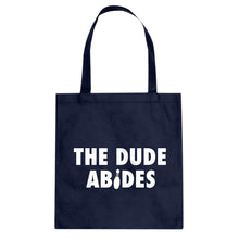 THE DUDE ABIDES Cotton Canvas Tote Bag
