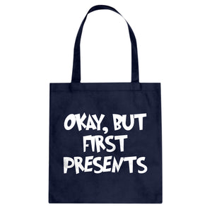 Okay but first, presents. Cotton Canvas Tote Bag