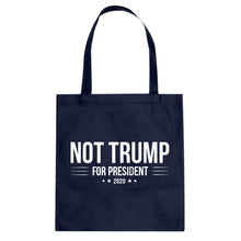 NOT TRUMP for President 2020 Cotton Canvas Tote Bag