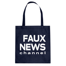 Tote Faux News Canvas Tote Bag