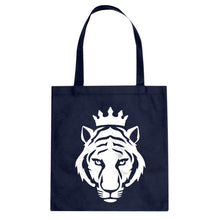 King Tiger Cotton Canvas Tote Bag