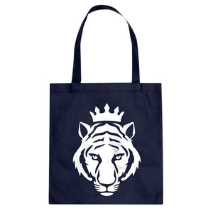 King Tiger Cotton Canvas Tote Bag