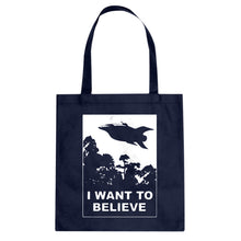 I Want to Believe Planet Express Cotton Canvas Tote Bag