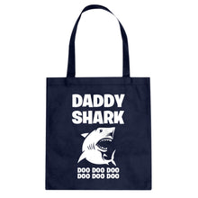 Daddy Shark Cotton Canvas Tote Bag