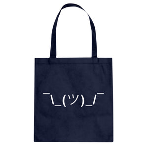 Tote ASCII Shrug Canvas Tote Bag