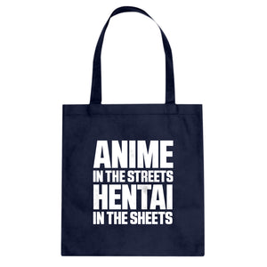 Tote Anime in the Streets Canvas Tote Bag