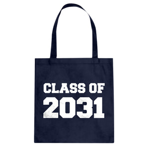Class of 2031 Cotton Canvas Tote Bag