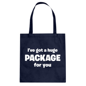 I've got a huge package for you. Cotton Canvas Tote Bag
