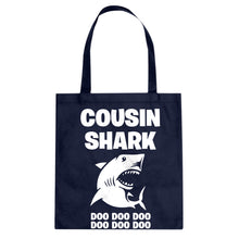 Cousin Shark Cotton Canvas Tote Bag