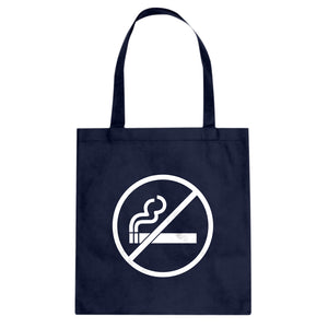 No Smoking Cotton Canvas Tote Bag