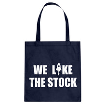 WE LIKE THE STOCK Cotton Canvas Tote Bag