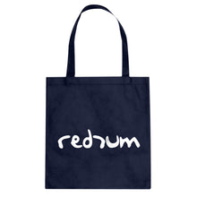 Redrum Cotton Canvas Tote Bag