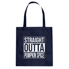 Straight Outta Pumpkin Spice Cotton Canvas Tote Bag