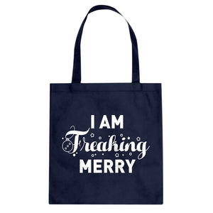 Freaking Merry Cotton Canvas Tote Bag