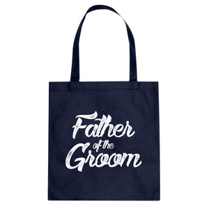 Father of the Groom Cotton Canvas Tote Bag
