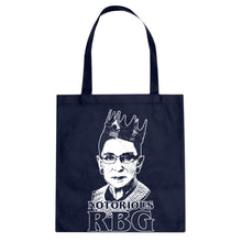 Notorious RBG Ruth Bader Ginsberg Cotton Canvas Tote Bag