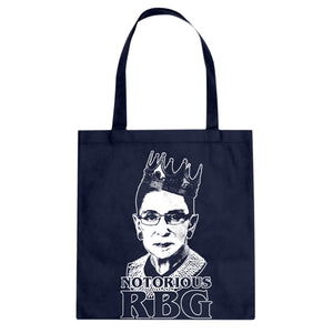 Notorious RBG Ruth Bader Ginsberg Cotton Canvas Tote Bag