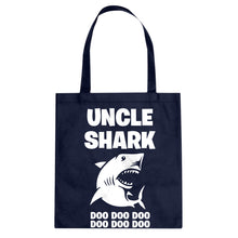 Uncle Shark Cotton Canvas Tote Bag